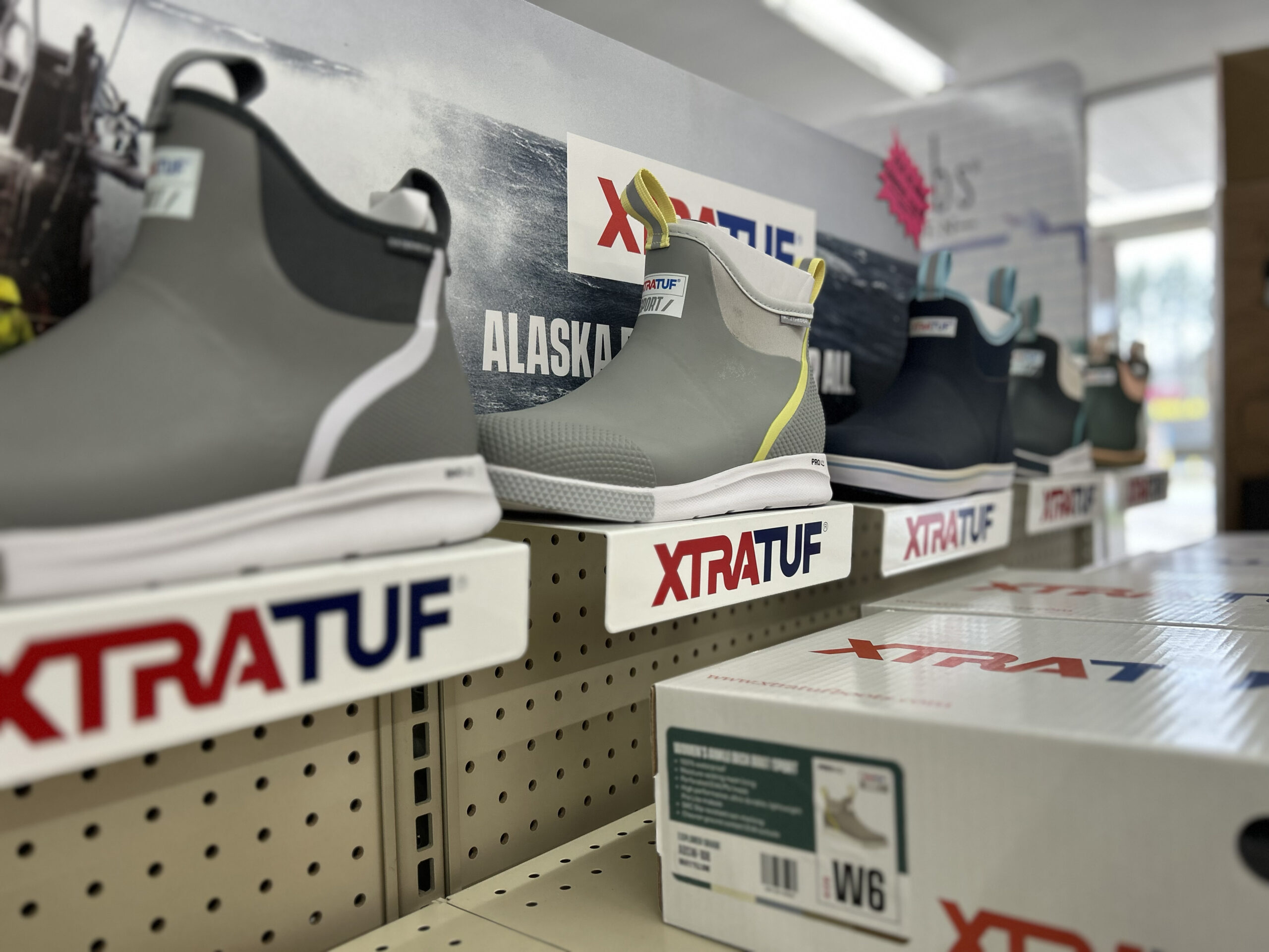 XtraTuf Boots Display